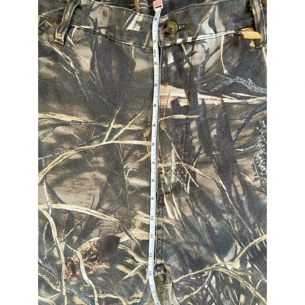 Whitewater Ducks Unlimited Camo Cargo Hunting Pants Mens Lg, Adjustable Realtree